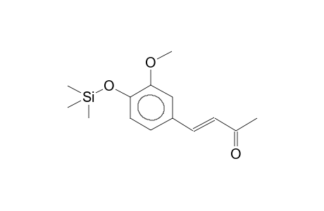 (E)-1-(2-ACETYLVINYL)-3-METHOXY-4-TRIMETHYLSILYLOXYBENZENE