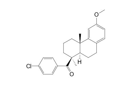 19-(PARA-CHLOROPHENYL)-12-METHOXY-PODOCARPA-8,11,13-TRIEN-19-ONE