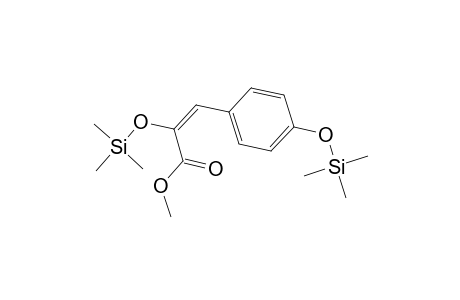 Cinnamic acid, p,.alpha.-bis(trimethylsiloxy)-, methyl ester