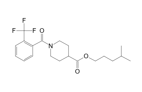 Isonipecotic acid, N-(2-trifluoromethylbenzoyl)-, isohexyl ester