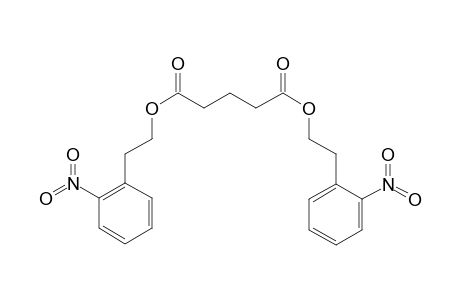 Glutaric acid, di(2-(2-nitrophenyl)ethyl) ester