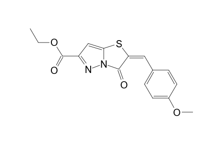 2-(4'-Methoxybenzylidene)-3-oxo-6-(ethoxycarbonyl)-2,3-dihydropyrazolo[5,1-b]thiazole