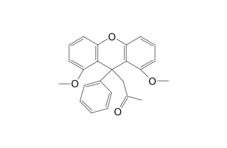 1-(1,8-dimethoxy-9-phenyl-xanthen-9-yl)acetone