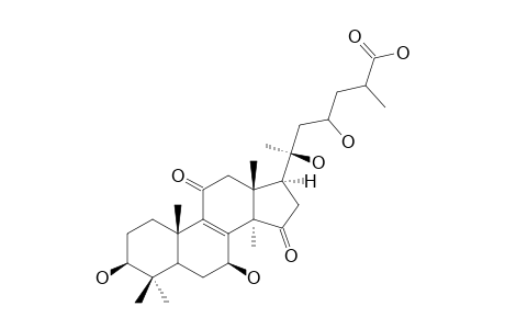 3-BETA,7-BETA,20,23-XI-TETRAHYDROXY-11,15-DIOXOLANOSTA-8-EN-26-OIC-ACID