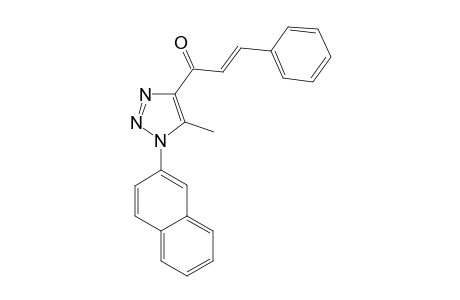 (E)-1-[5-Methyl-1-(naphthalene-2-yl)-1H-1,2,3-triazol-4-yl]-3-phenylprop-2-en-1-one