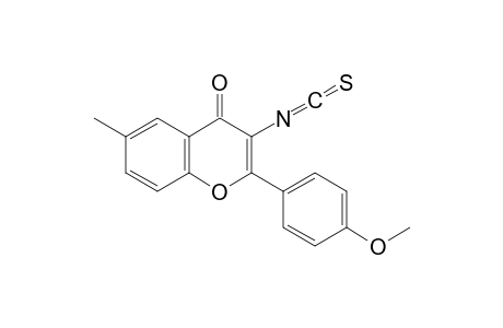 isothiocyanic acid, 2-(p-methoxyphenyl)-6-methyl-4-oxo-4H-1-benzopyran-3-yl ester