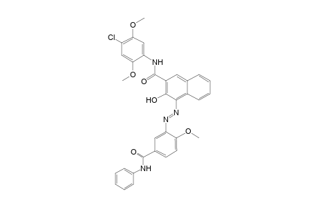 2-Naphthalenecarboxamide, N-(4-chloro-2,5-dimethoxyphenyl)-3-hydroxy-4-[[2-methoxy-5-(phenylamino)carbonyl]phenyl]azo]-