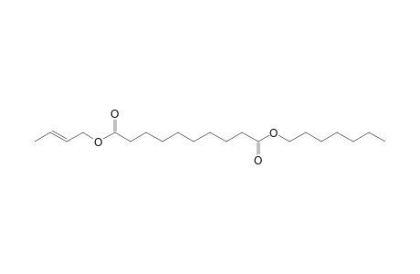 Sebacic acid, but-2-enyl heptyl ester