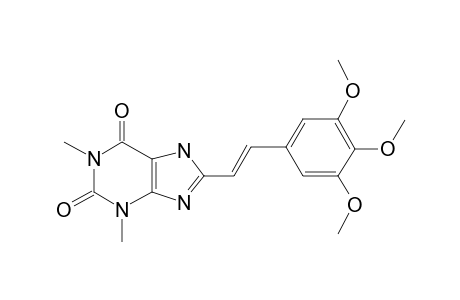 1,2,3,6-Tetrahydropurin-2,6-dione, 1,3-dimethyl-8-[2-