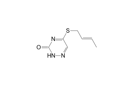 1,2,4-Triazin-3(2H)-one, 5-(2-butenylthio)-