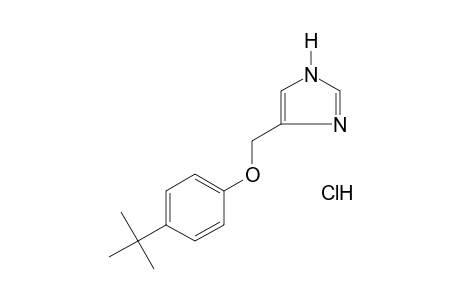 4-[(p-tert-butylphenoxy)methyl]imidazole, monohydrochloride