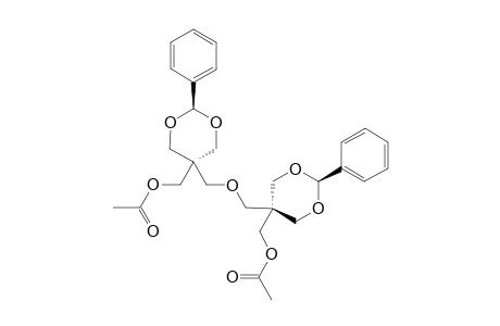 1,7-DI-O-ACETYL-CIS,CIS-2',2'':6',6''-DI-O-BENZYLIDENE-2',2'':6',6''-TETRA-(HYDROXYMETHYL)-4-OXA-1,7-HEPTANEDIOL