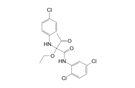 2-(p-chloroanilino)-2',5'-dichloro-2-ethoxyacetoacetanilide