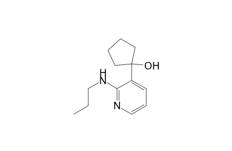 1-[2-(propylamino)-3-pyridinyl]-1-cyclopentanol