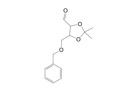 1,3-Dioxolane, 5-benzyloxymethyl-2,2-dimethyl-4-formyl- (5R)-