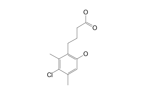 4-(3-chloro-6-hydroxy-2,4-xylyl)butyric acid