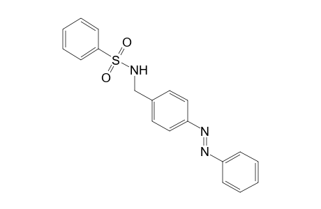 N-[p-(PHENYLAZO)BENZYL]BENZENESULFONAMIDE