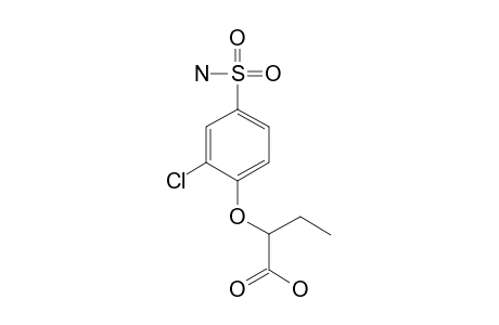 2-(2-chloro-4-sulfamoylphenoxy)butyric acid