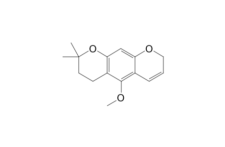 6,7-Dihydro-8,8-dimethyl-5-methoxy-2H,8H-benzo[1,2-b:3,4-b']]pyran