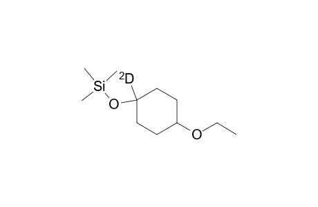 4-Ethoxycyclohexanol-1-d TMS ether