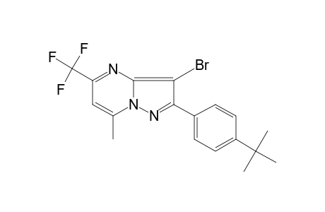 3-bromo-2-(p-tert-butylphenyl)-7-methyl-5-(trifluoromethyl)pyrazolo[1,5-a]pyrimidine