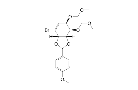 (3aS,4R,5R,7aS)-7-bromo-4,5-bis(methoxymethoxy)-2-(4-methoxyphenyl)-3a,4,5,7a-tetrahydrobenzo[d][1,3]dioxole