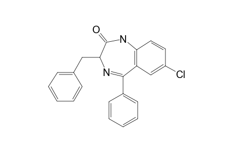 3-Benzyl-7-chloro-5-phenyl-1,3-dihydro-1,4-benzodiazepin-2-one