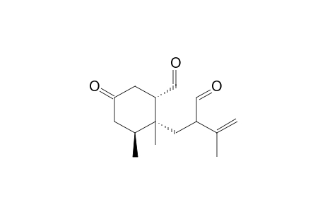 (1S,2R,3S)-2-(2-formyl-3-methylbut-3-enyl)-2,3-dimethyl-5-oxocyclohexanecarbaldehyde