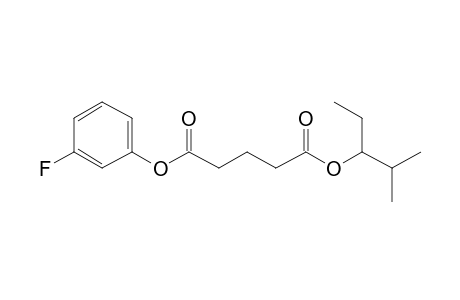 Glutaric acid, 2-methylpent-3-yl 3-fluorophenyl ester