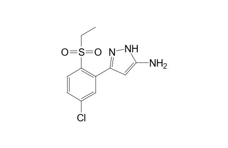 1H-Pyrazol-5-amine, 3-[5-chloro-2-(ethylsulfonyl)phenyl]-