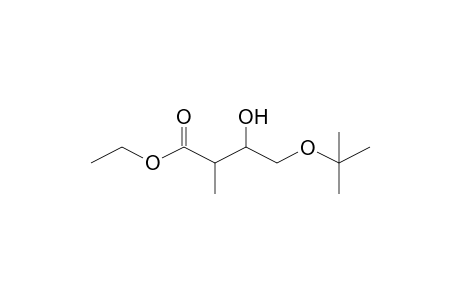 3-Hydroxy-2-methyl-4-[(2-methylpropan-2-yl)oxy]butanoic acid ethyl ester