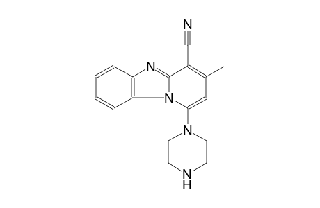 3-methyl-1-(1-piperazinyl)pyrido[1,2-a]benzimidazole-4-carbonitrile