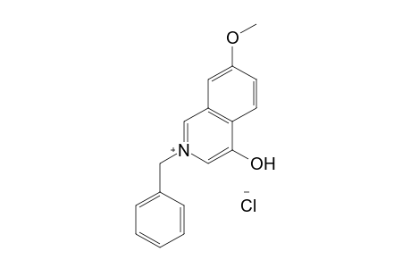 2-BENZYL-4-HYDROXY-7-METHOXYISOQUINOLINIUM CHLORIDE