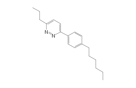 3-(p-hexylphenyl)-6-propylpyridazine