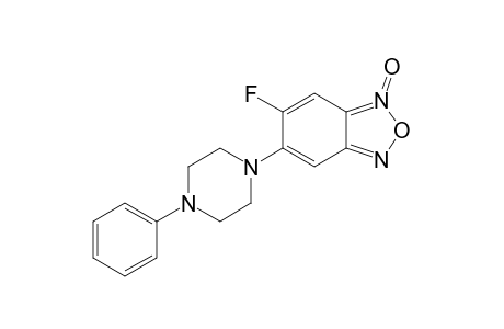 4-Fluorobenzofuroxane, 5-(4-phenylpiperazin-1-yl)-