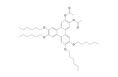 2,3-Diacetoxy-6,7,10,11-tetrahexyloxytriphenylene