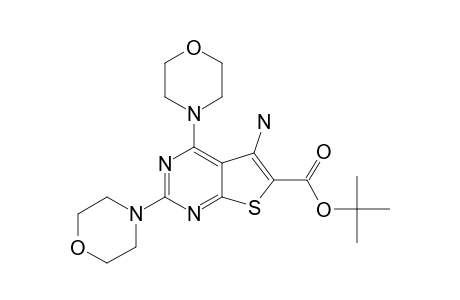 5-AMINO-2,4-DIMORPHOLINOTHIENO-[2,3-D]-PYRIMIDIN-6-CARBOXYLIC-ACID-TERT.-BUTYLESTER