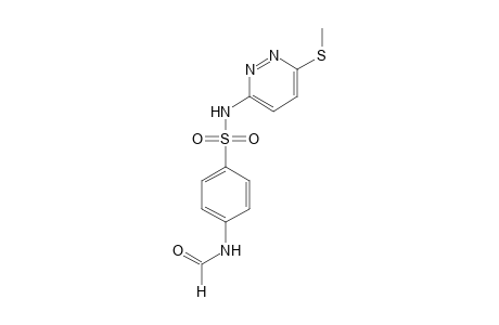 4'-{[6-(METHYLTHIO)-3-PYRIDAZINYL]SULFAMOYL}FORMANILIDE