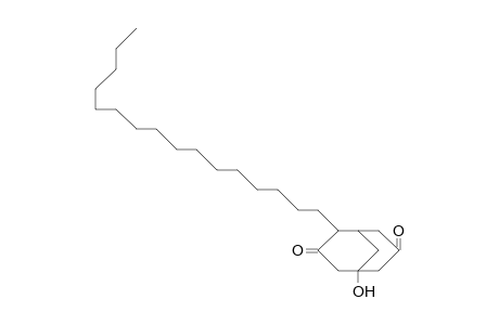 (-)-endo-4-Hexadecyl-1-hydroxybicyclo[3.3.1]nonane-3,7-dione