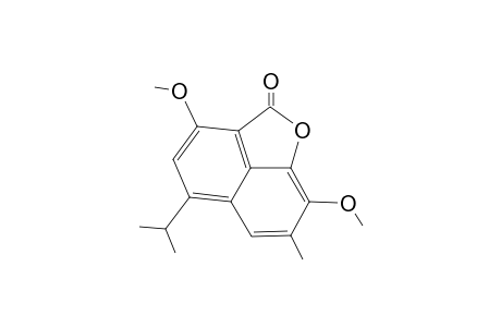 2,7-Dimethoxy-5-isopropyl-3-methyl-8,1-naphthalene-carbolactone
