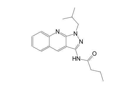 N-(1-isobutyl-1H-pyrazolo[3,4-b]quinolin-3-yl)butanamide