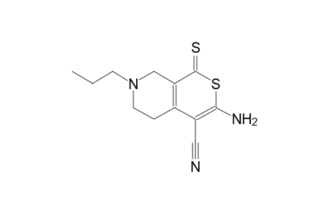 1H-thiopyrano[3,4-c]pyridine-4-carbonitrile, 3-amino-5,6,7,8-tetrahydro-7-propyl-1-thioxo-