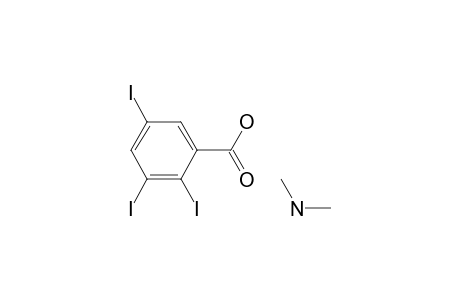 Benzoic acid, 2,3,5-triiodo-, compd. with N-methylmethanamine (1:1)