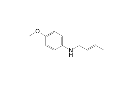N-[(2E)-2-butenyl]-4-methoxyaniline