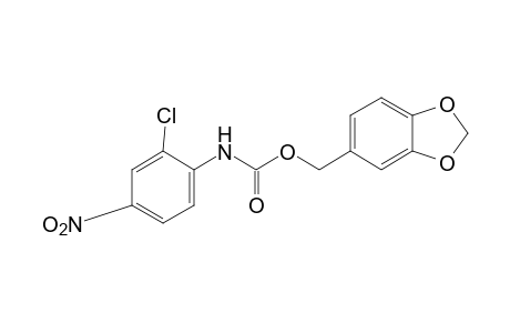 2-Chloro-4-nitrocarbanilic acid, piperonyl ester