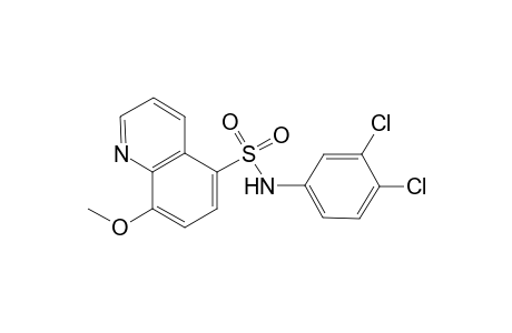 N-(3,4-dichlorophenyl)-8-methoxy-5-quinolinesulfonamide