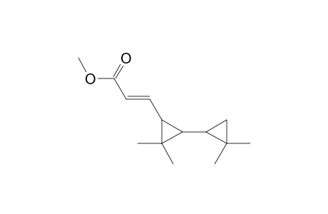 (E)-3-[3-(2,2-dimethylcyclopropl)-2,2-dimethylcyclopropyl]propenoicacid-methylester