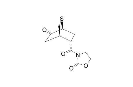 (1'S*,4'S*,5'S*)-3-(2'-THIABICYCLO-[2.2.2]-OCTAN-7'-ONE-5'-CARBONYL)-2-OXAZOLIDINONE