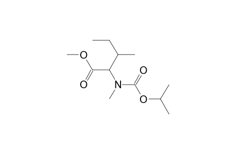 L-Isoleucine, N-methyl-N-(isopropyloxycarbonyl)-, methyl ester