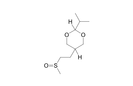 cis-2-ISOPROPYL-5-[2-(METHYLSULFINYL)ETHYL]-m-DIOXANE